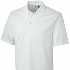 (NWT) Men's Clique Malmo Snag-Proof Polo Shirt, White Size L